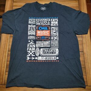 Wear Your CMA Country Tee SS Black CMA Music Festival 2015 - Size 2XL